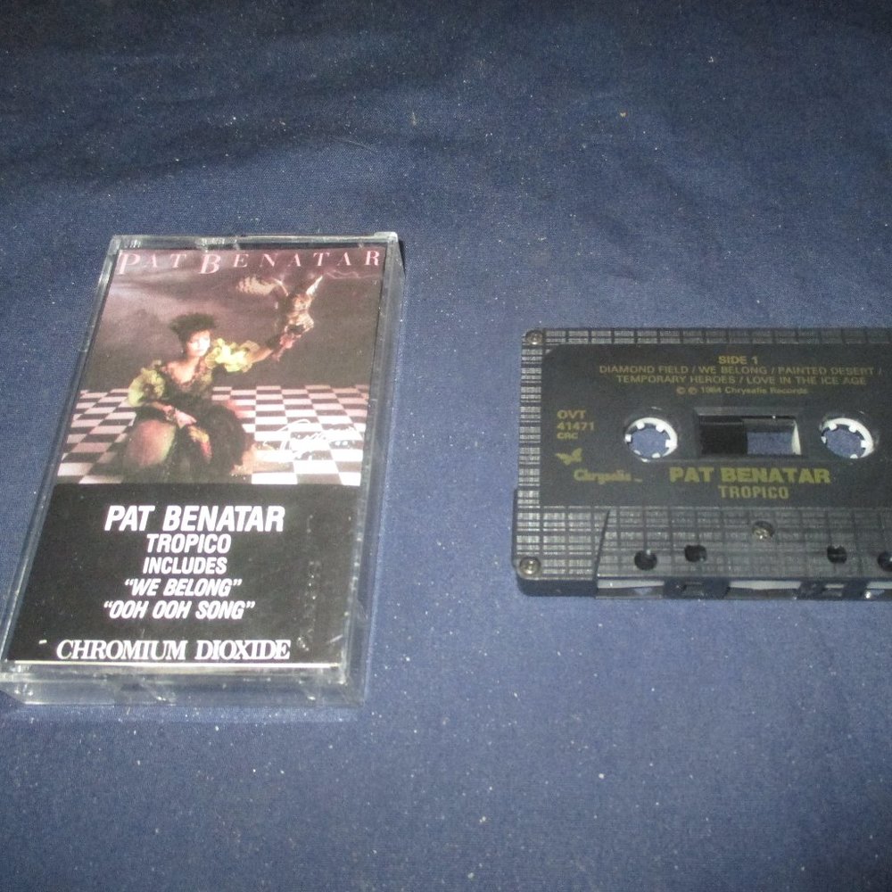 Pat Benatar - Tropico on cassette (Chrysalis Records, 1984)